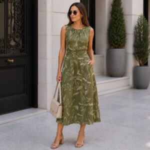 CONJUNTO VERDE FLOR