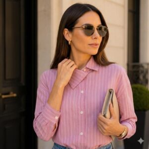 CAMISA STRI ROSA