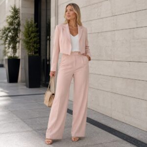 CONJUNTO BLAZER ROSE