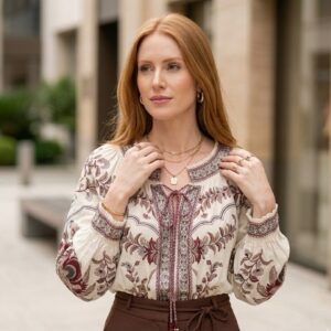 BLUSA FARM BATA MAJESTOSO