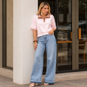 CALÇA MR WIDE LEG CLARA JEANS