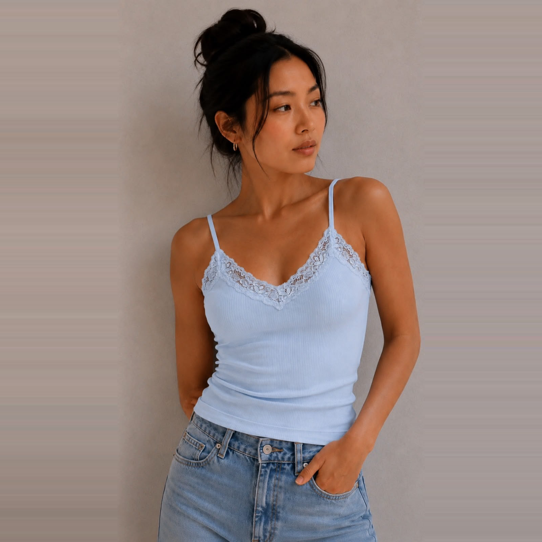 BLUSA MALHA CANELADA AZUL BEBE