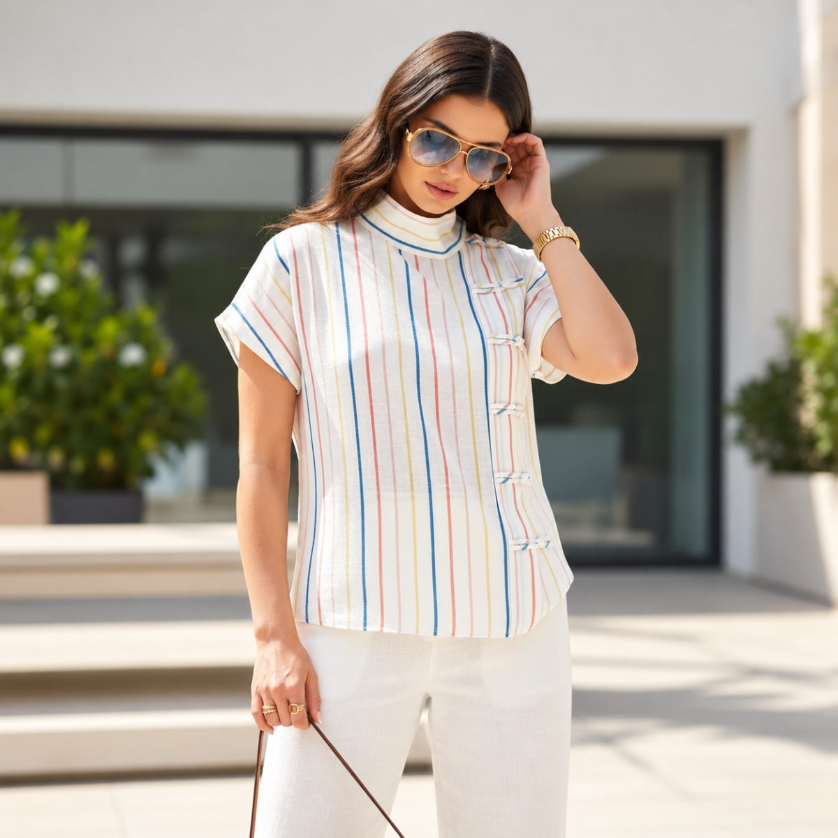 BLUSA LISTRADA COLORIDA