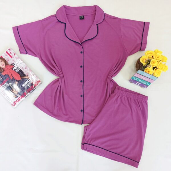 Pijama americano feminino em malha PV - Image 9