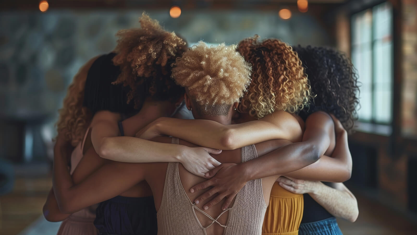 mulheres-equipe-abracadas mulheres-equipe-abracadas