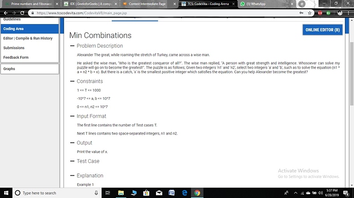 Codevita Zone 1 questions - general - CodeChef Discuss
