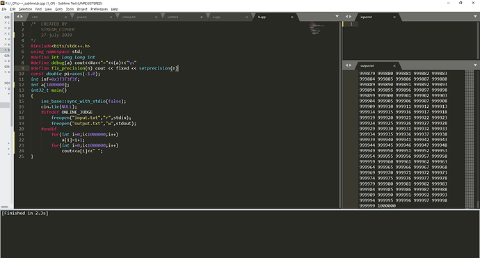 F__1_CP_c++_sublime_output.txt (1_CP) - Sublime Text (UNREGISTERED) 27-07-2020 13_53_48