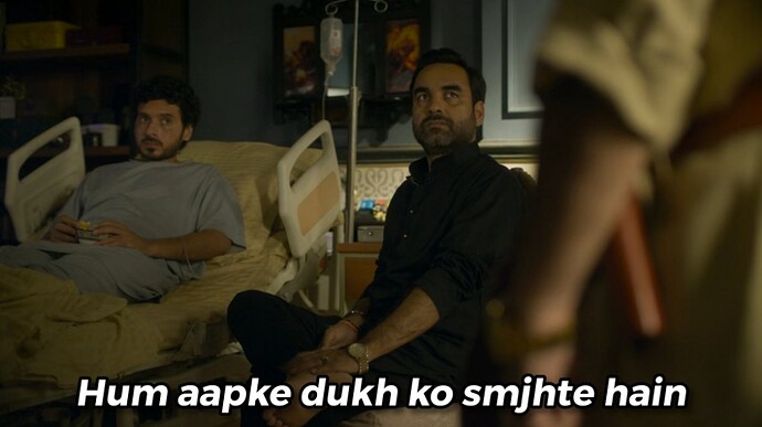 hum-apka-dukh-samajhte-hein-mirzapur-2-meme-template