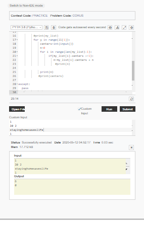 Isolation Centers | CodeChef - general - CodeChef Discuss