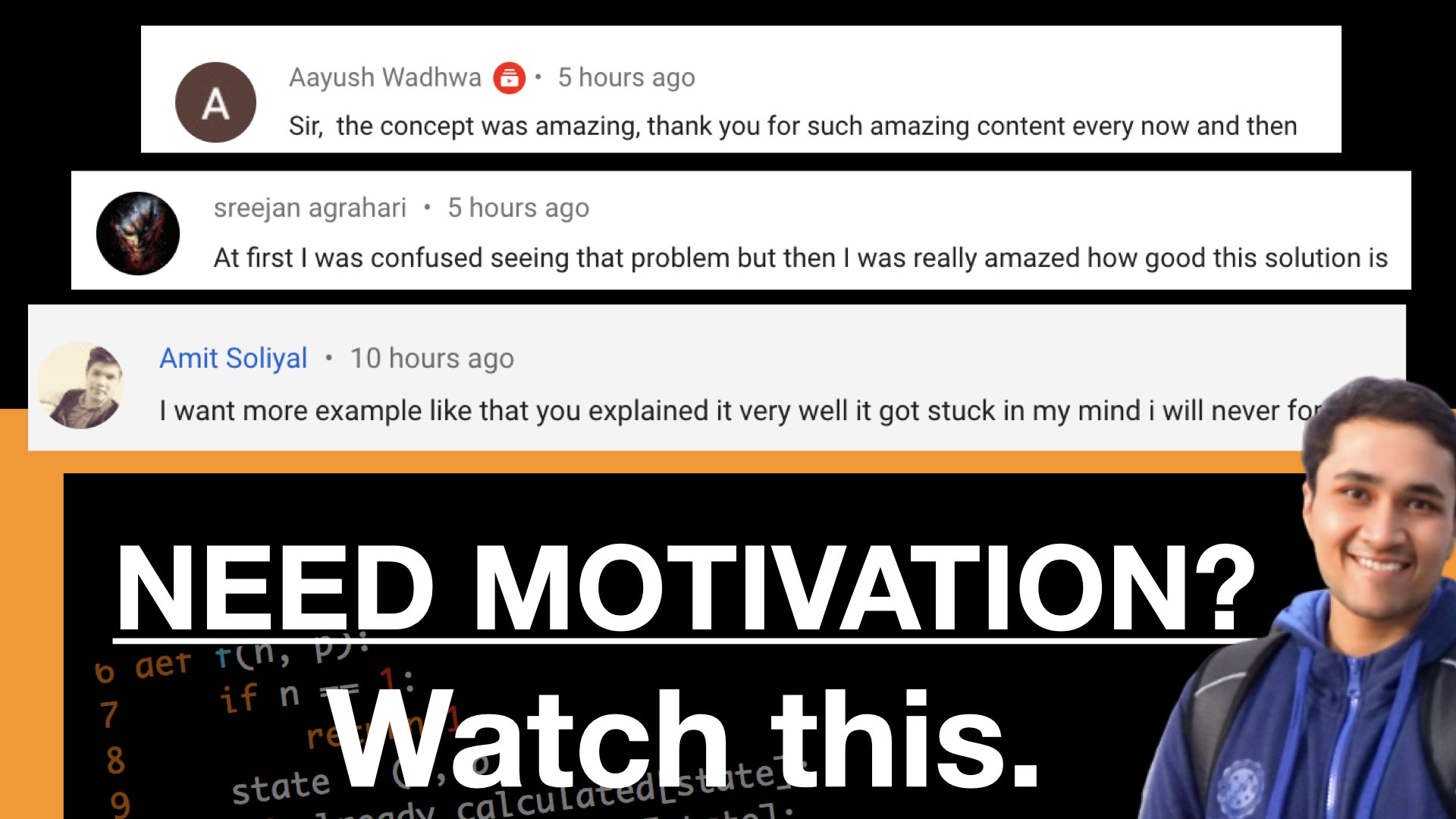 If You Need Motivation For Competitive Programming Watch This If You Need Motivation For Competitive Programming Watch This