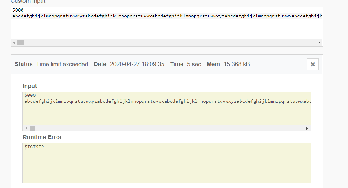 Getting Tle In Just One Case Longpali General Codechef Discuss