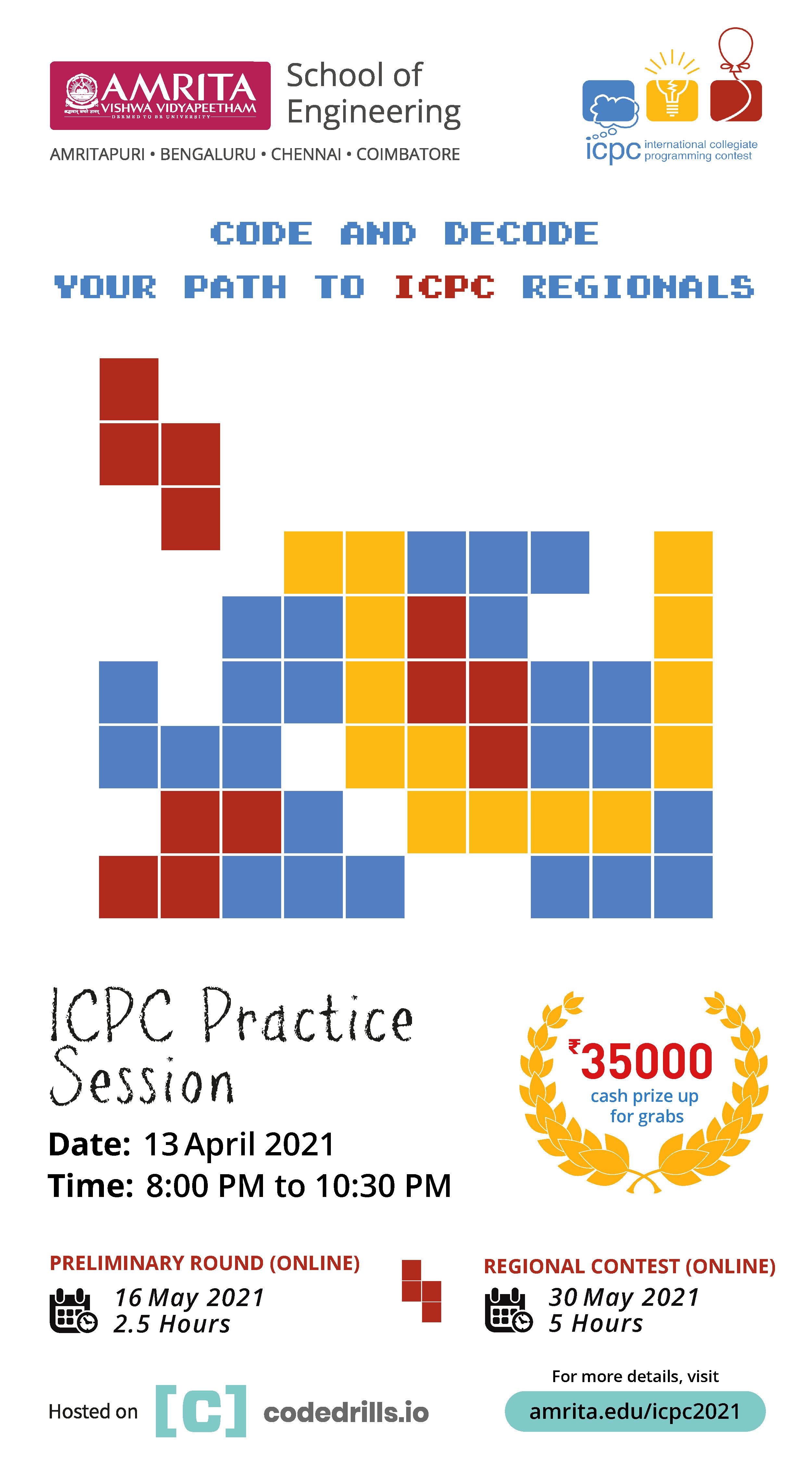 Icpc Amritapuri Practice Session 6 Prizes Of Inr Team Contest Announcement Codechef Discuss