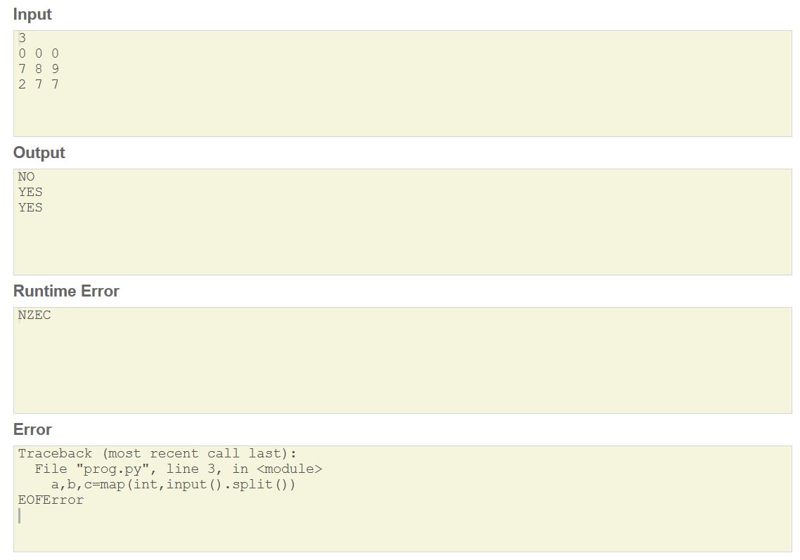 Python, Error while taking input - general - CodeChef Discuss