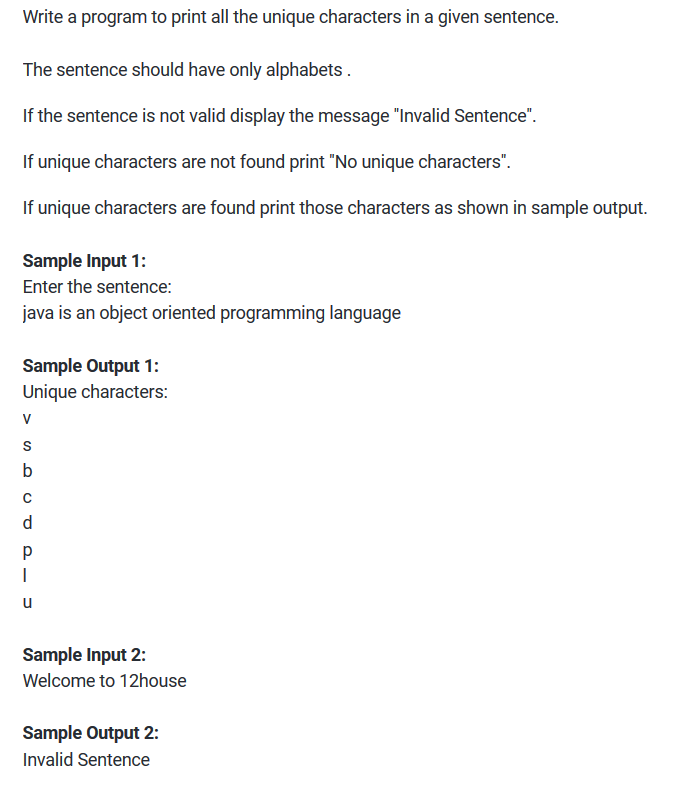Failed to handle test case for checking invalid sentence general