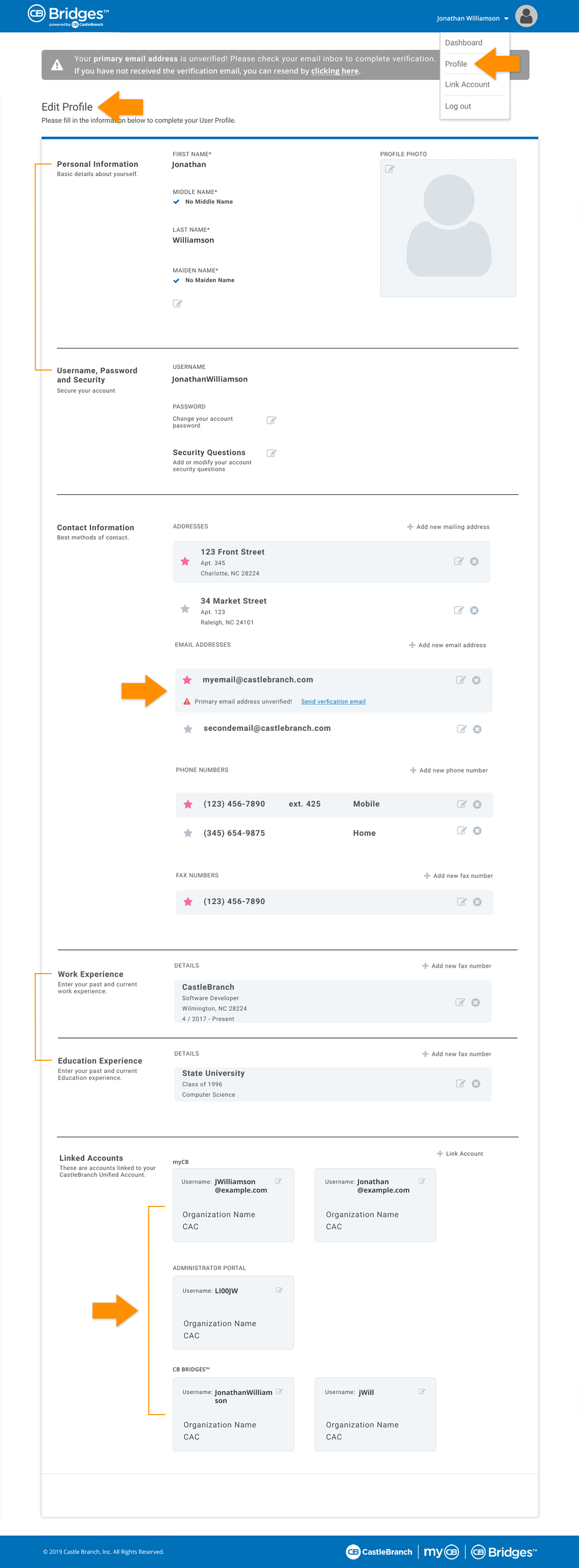 Simplified Sign In Process—Schools and Hospitals CastleBranch