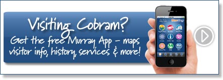 Visiting Cobram? Get the free Murray River App
