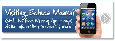 Visiting Echuca? Get the free Murray River App