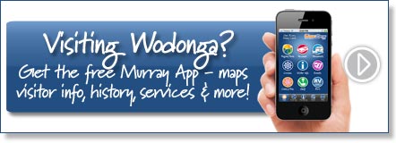 Visiting Wodonga? Get the free Murray River App