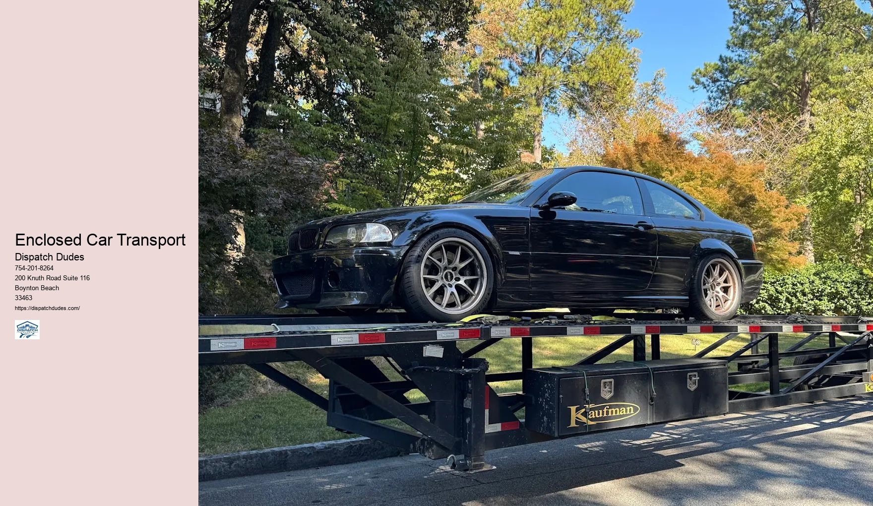 Enclosed Car Transport