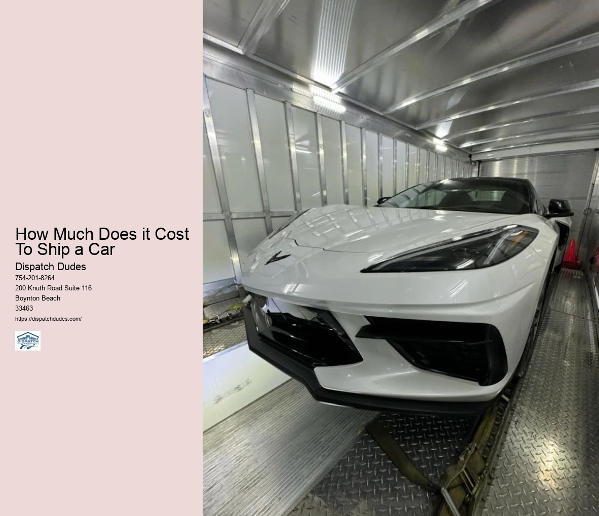 How Much Does it Cost To Ship a Car