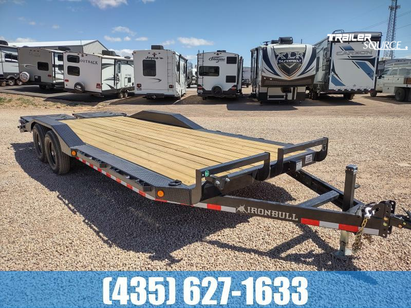 2022 Iron Bull 8.5x22 drive over fenders equipment trailer