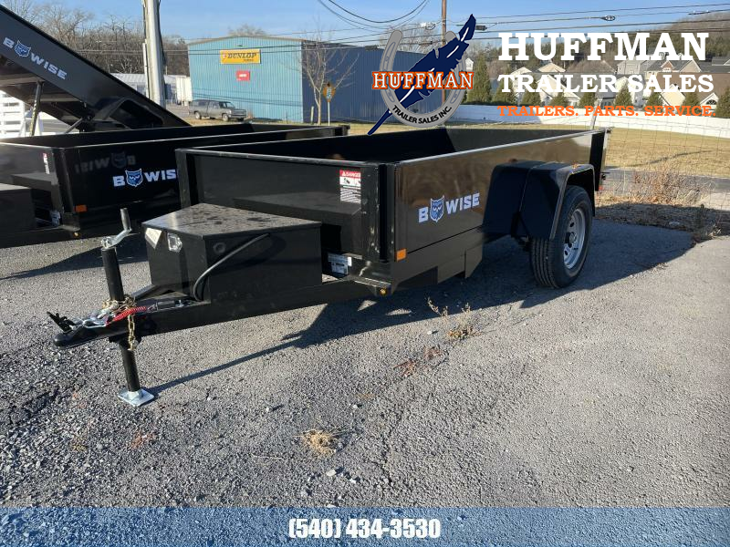 2022 BWISE 5x10 Dump Trailer New and Used Dump, Enclosed, Horse and