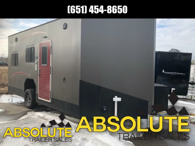 2021 Northwind Fish House USED NW17 Hydraulic Single Axle Aluminum