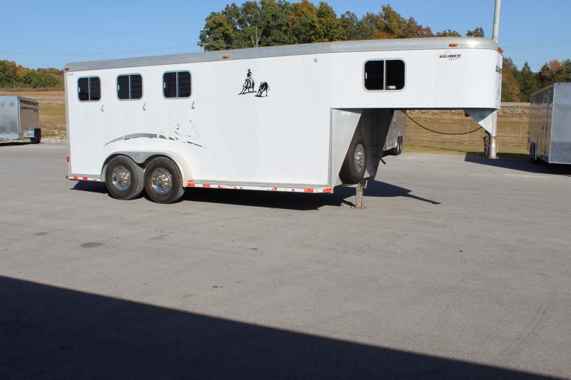 2000 Sooner 3 Horse Trailer Hayes Trailer Sales Open Car Utility