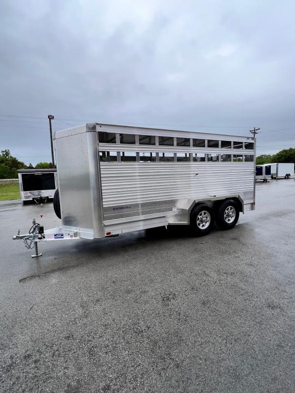 2023 EBY 16' LS Bumper Pull Stock / Stock Combo Trailer Stock
