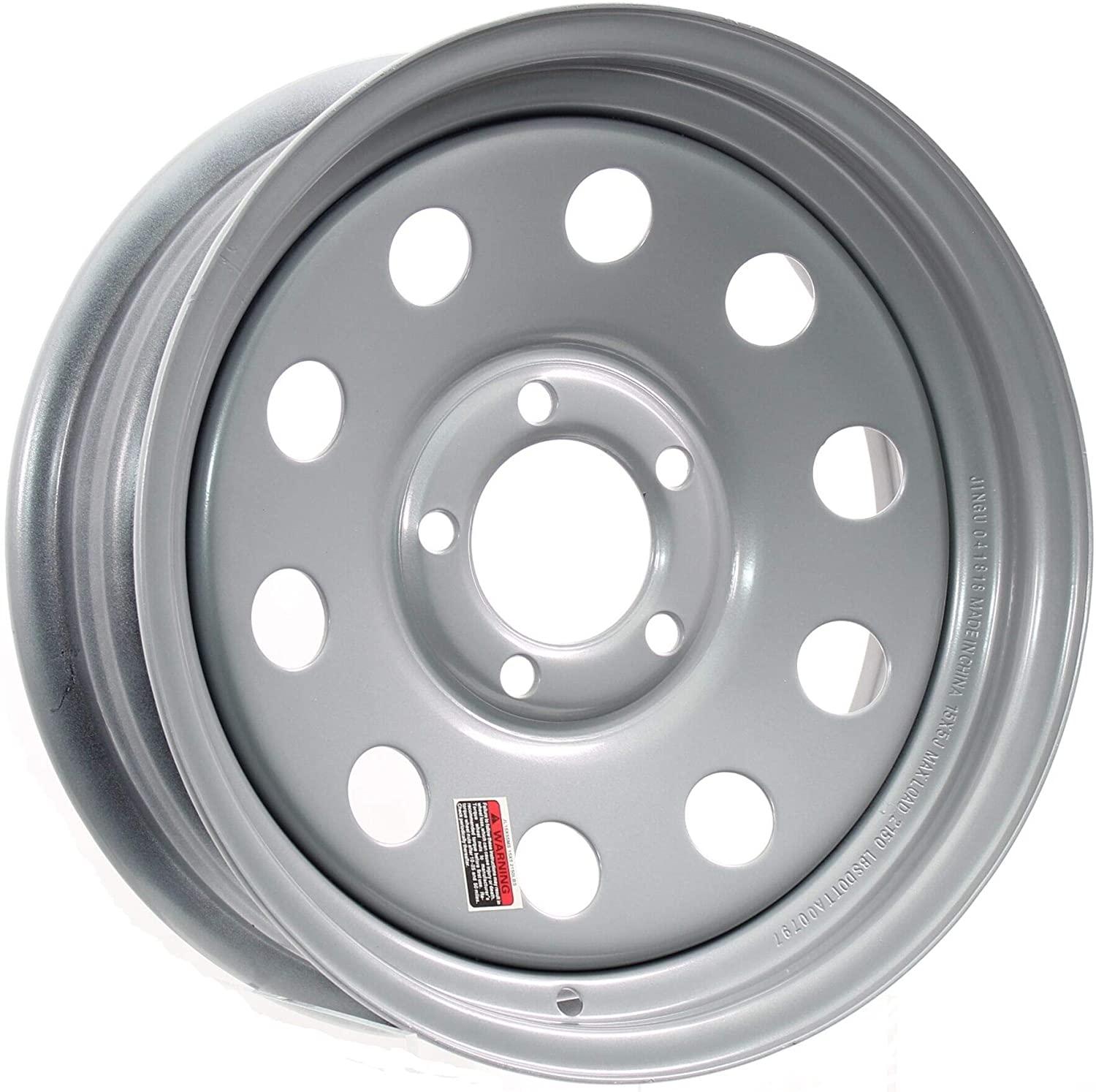 Rim - 15x5 Silver wheel 5L 4.5 BP