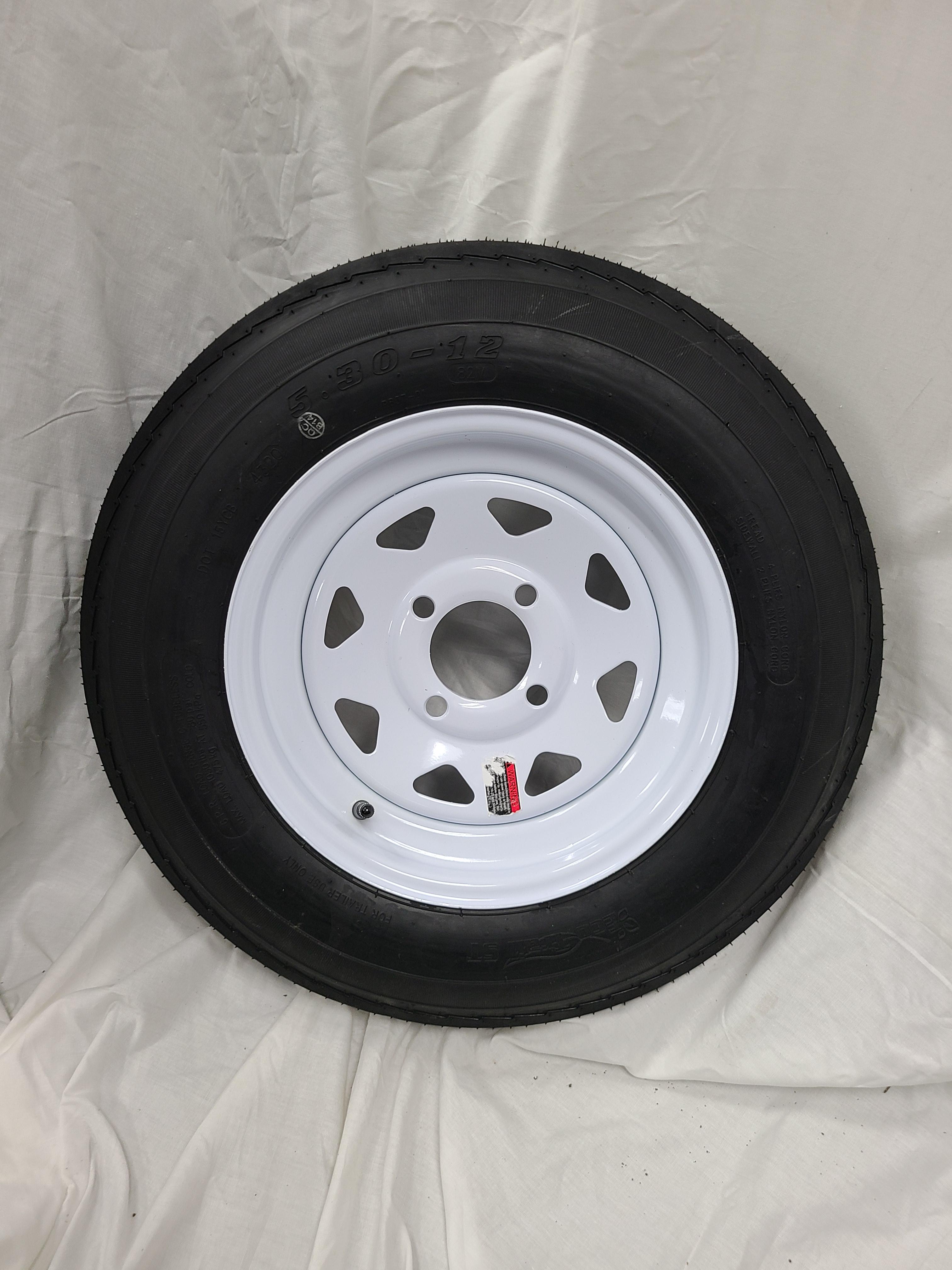 5x4.5 Trailer Wheels LIBRA 12 X 4 Trailer Wheel 5 Lug On 4.5