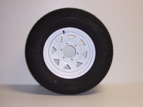 ST225/75R15 6 Lug White Rim ST225/75R15 6 Lug White Rim