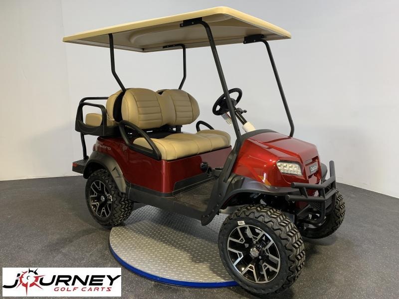 2022 Club Car Onward 4 Passenger Lifted Metallic Candy Apple Red