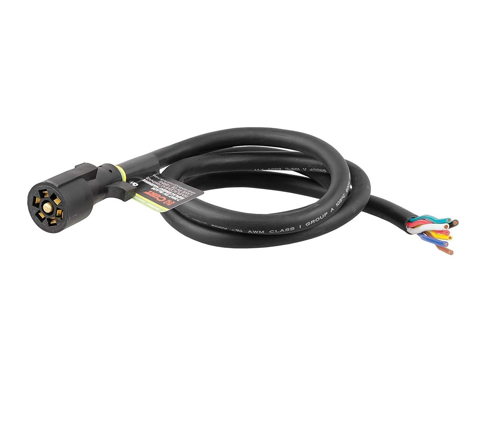 7 Way Trailer Replacement Cord (6')