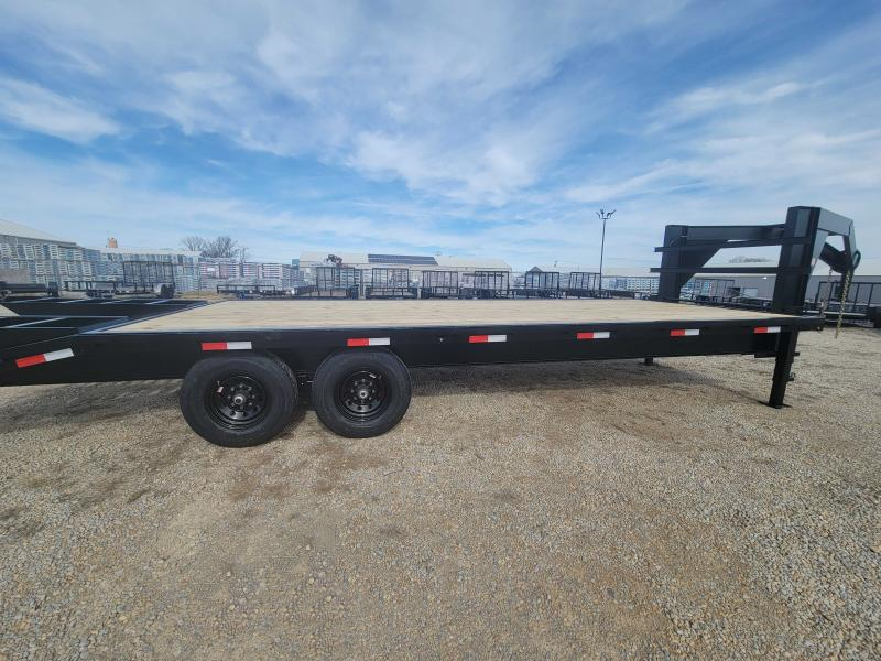 25' X 102" Tandem Axle Gooseneck Deck Over Trailer RTO Busenbark