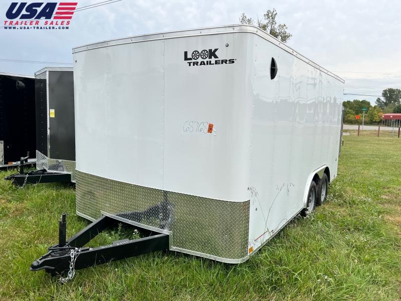 8.5x16 LOOK Enclosed Car Hauler Trailer (7K)