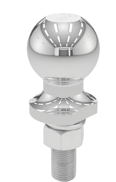 2" TRAILER BALL (3/4" X 2-1/8" SHANK 3500 LBS. CHROME)