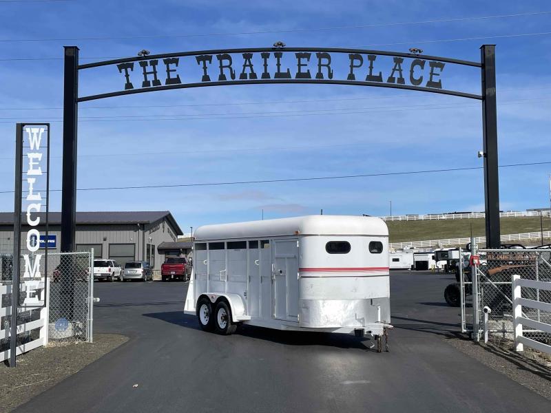 1995 Circle J Trailers Bronco 4H BP Horse Trailer Trailers Sales in