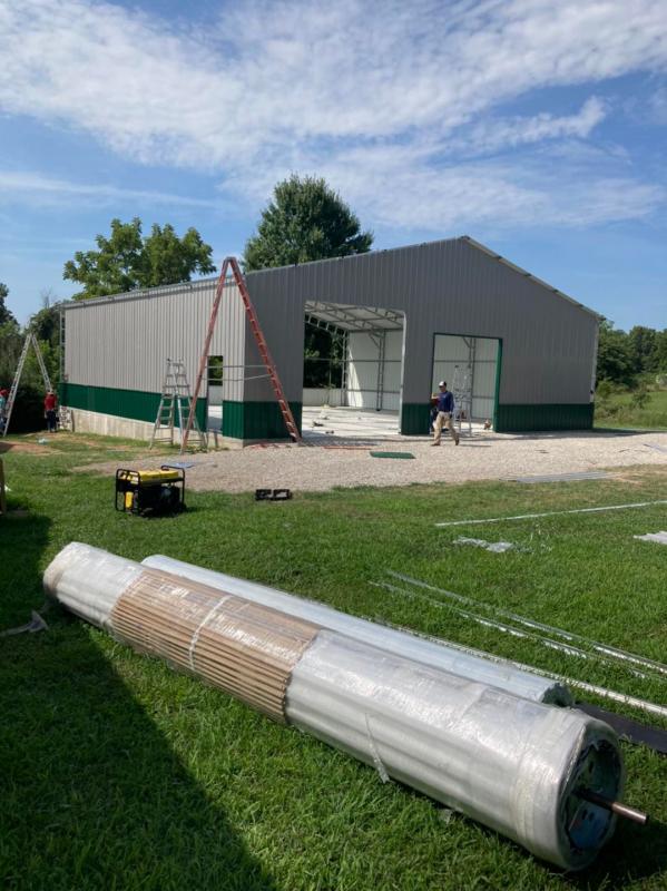 50' x 50' x 12' Commercial Metal Building American Steel Structures