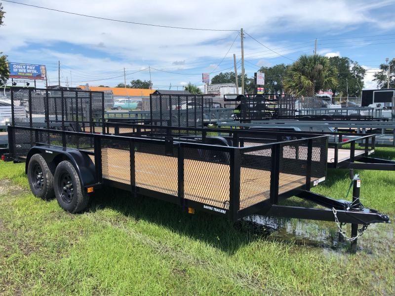 2022 Triple Crown Trailers 6X16, 2' MESH SIDES Utility Trailer