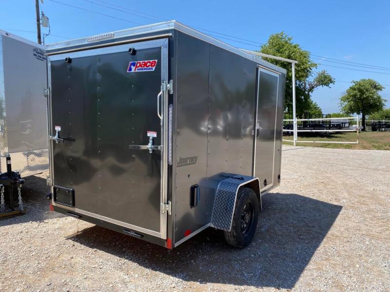 2023 Pace American 6x10 Single Axle Enclosed Cargo Trailer SCREWLESS