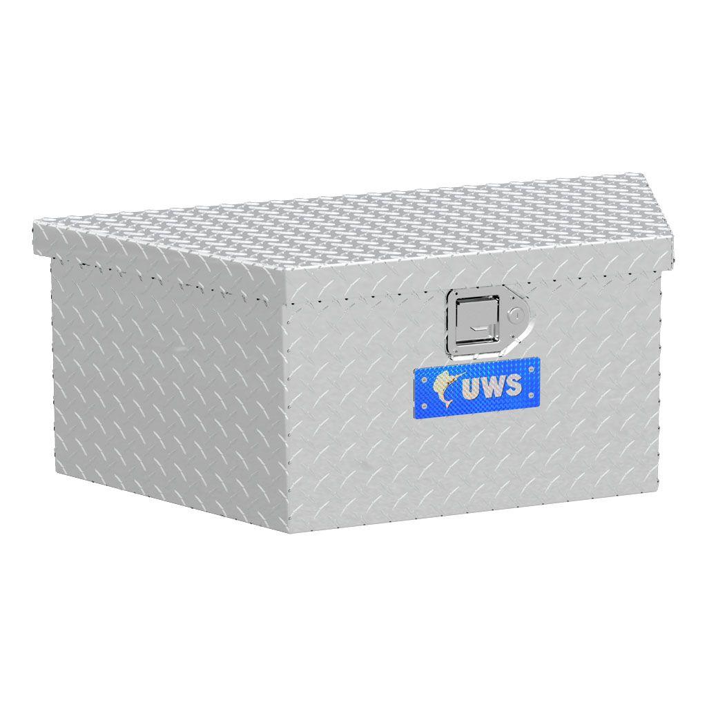 BRIGHT ALUMINUM 34" TRAILER TONGUE BOX WITH LOW PROFILE (LTL SHIPPING ONLY) #TBV-34-LP BRIGHT ALUMINUM 34" TRAILER TONGUE BOX WITH LOW PROFILE (LTL SHIPPING ONLY) #TBV-34-LP