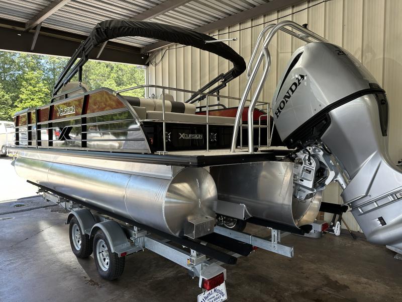 2024 Xcursion 243 FLX Tritoon with Honda 200hp Athens Marine Sales