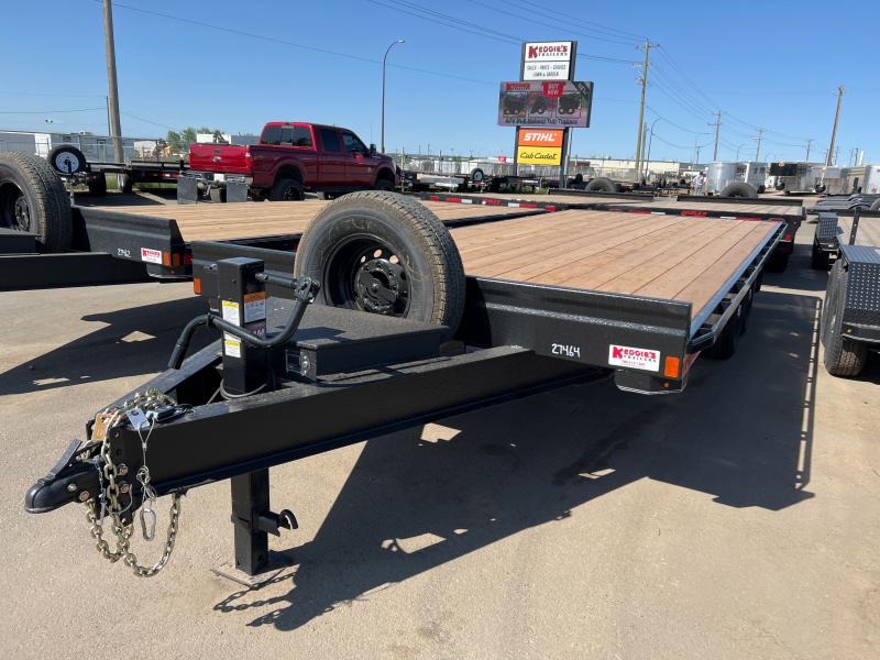 2023 Double A Trailers HB14820' Flatbed Equipment Trailer Keddie's