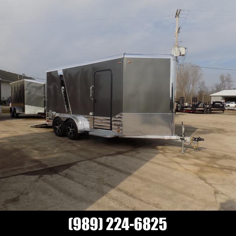 New Legend Deluxe VNose 7' X 17' All Aluminum Cargo Trailer Flexible