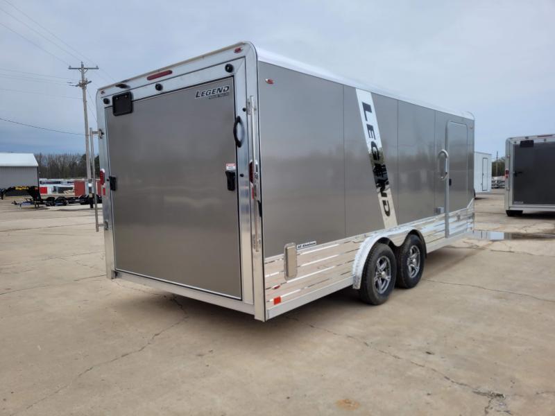New Legend Deluxe V Nose 8' X 21' All Aluminum Cargo Trailer Flexible