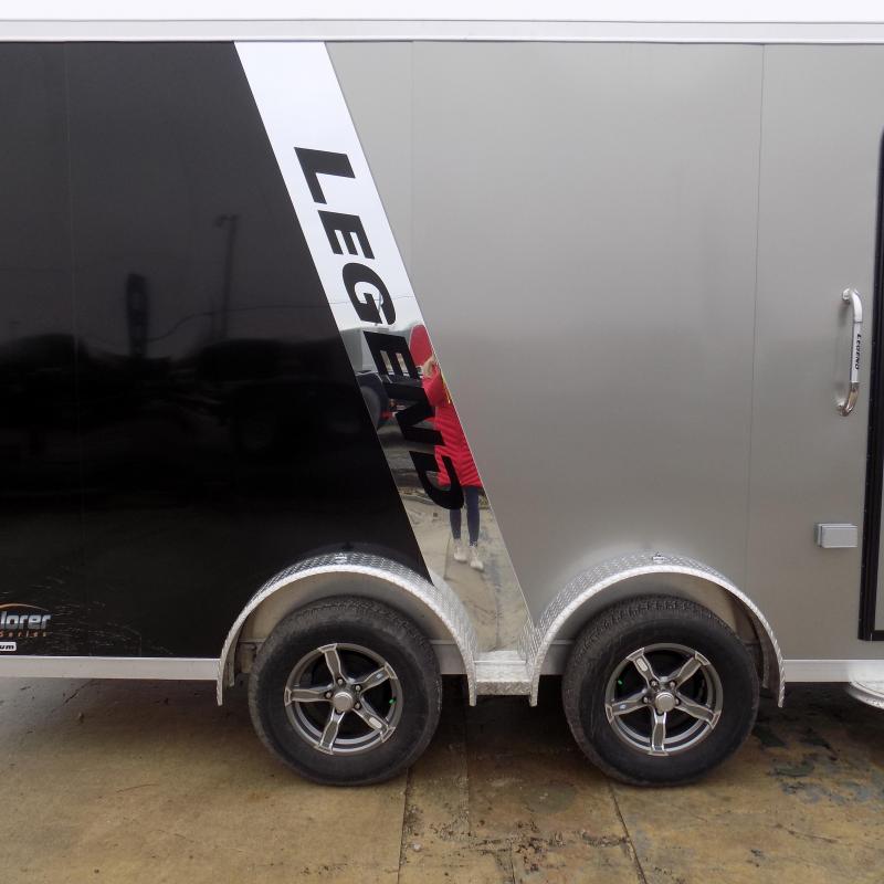 New Legend Explorer 7.5' x 23" Snowmobile Trailer - New 7.5' Wide Model Has NO Interior Wheel Wells! Flexible Financing Options Available