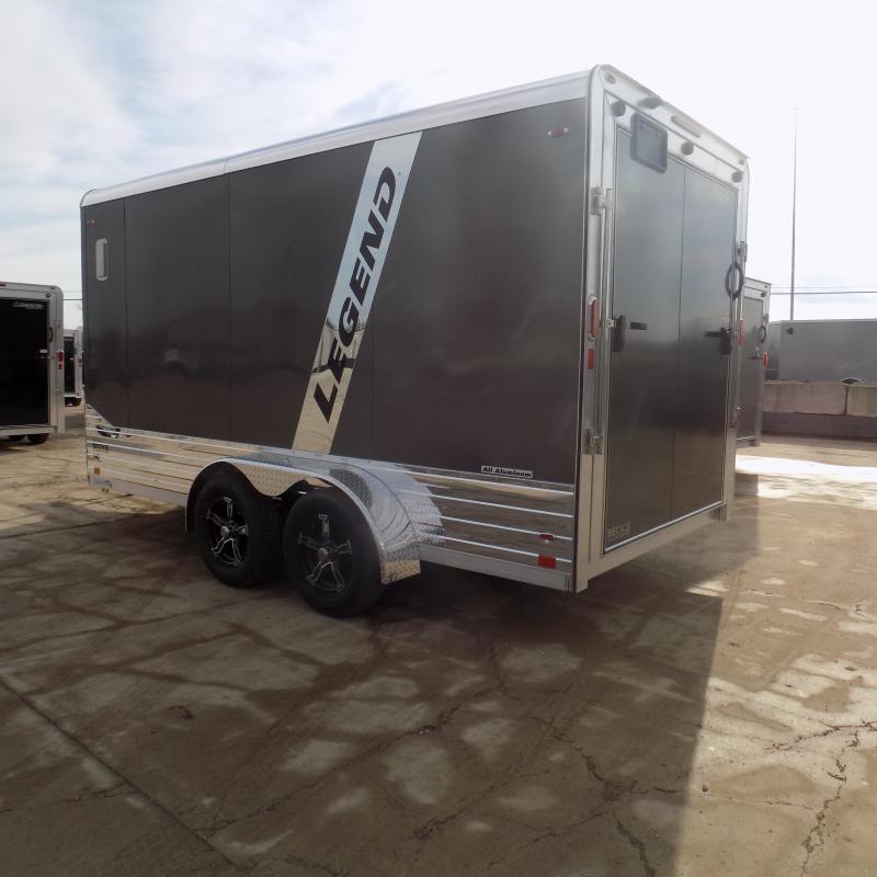 New Legend Deluxe VNose 7' X 17' All Aluminum Cargo Trailer Flexible