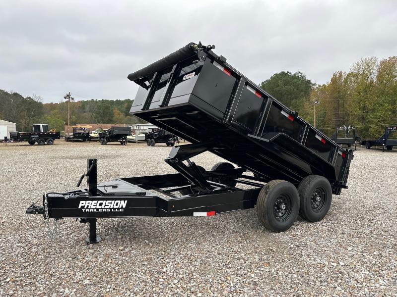 2023 Precision 83X12 Dump Trailer Platinum Trailer Group Gooseneck