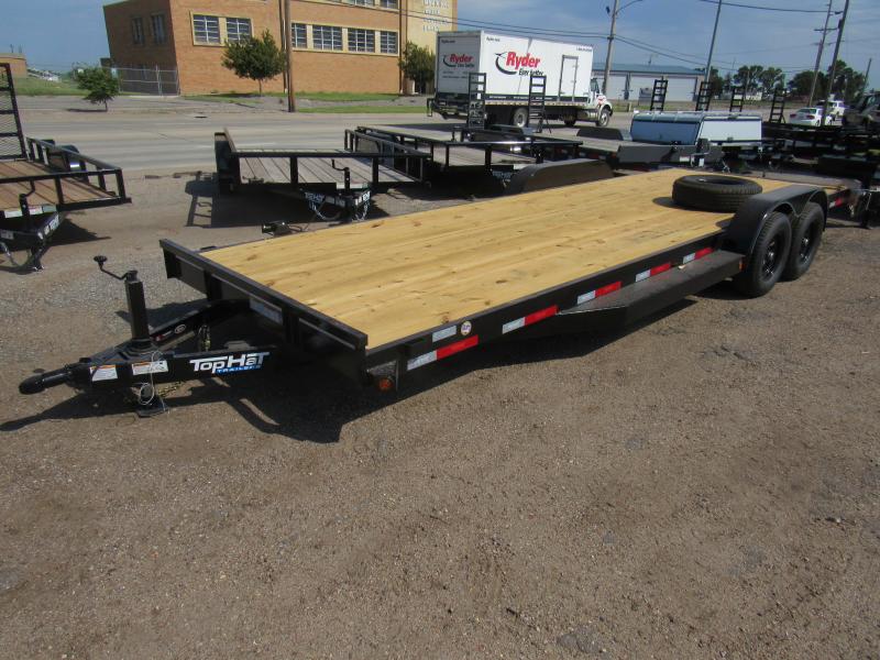 2024 Top Hat Trailers HD DELUXE CAR HAULER 10K 83" X 24' Car / Racing